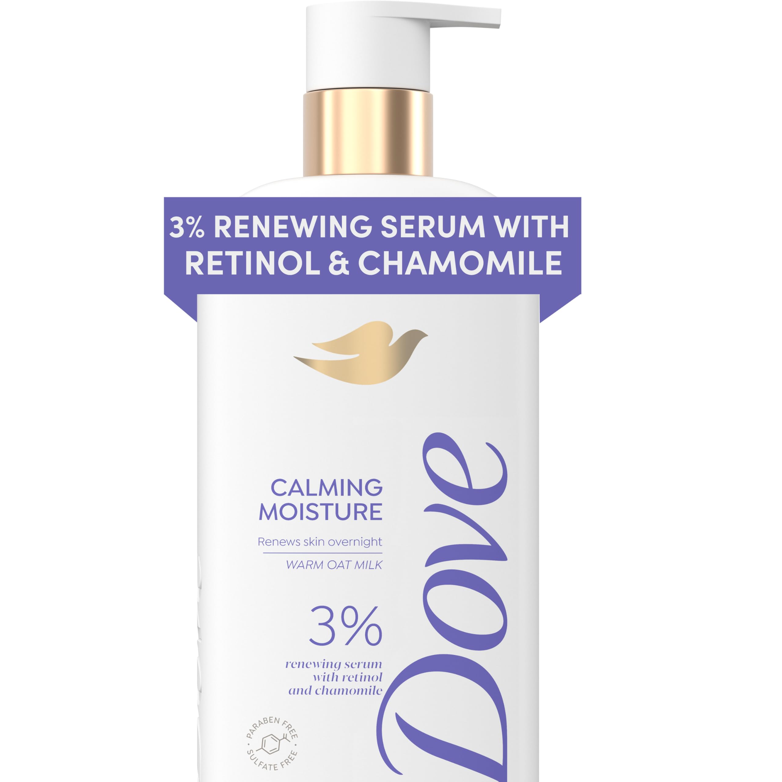 Dove Serum Body Wash Calming Moisture renews skin with Retinol Serum 18.5 Fl Oz