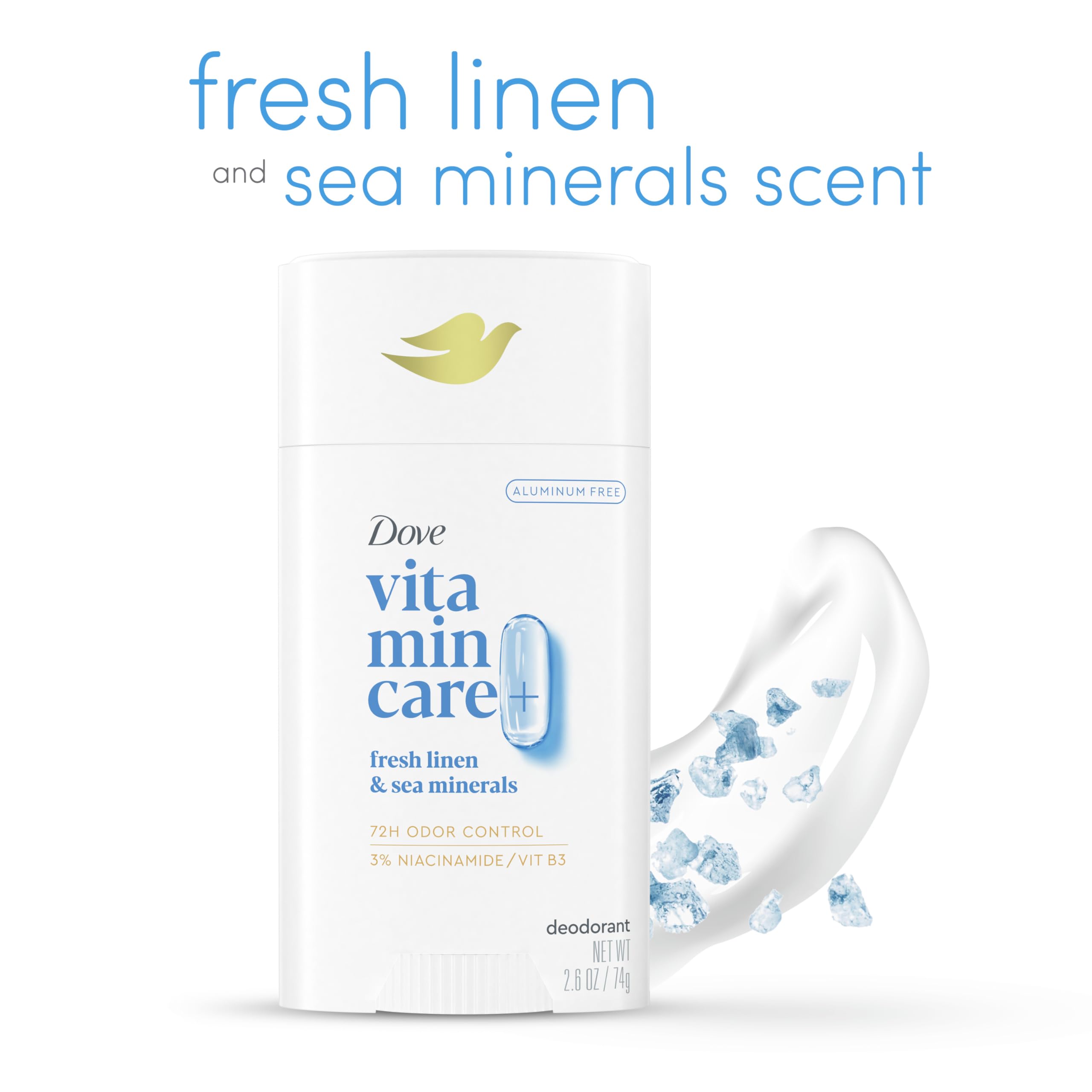574-dove-vitamincare-deodorant-stick-fresh-linen-sea-mineral-aluminum-free-2.6-oz-3.jpg Dove VitaminCare+ Deodorant Stick Fresh Linen & Sea Mineral Aluminum Free 2.6 oz